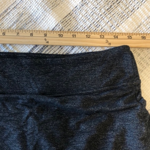 Athleta Womens Feather Falls Tiered Maxi Skirt Sz M Charcoal Heather Soft Comfy - Picture 5 of 6